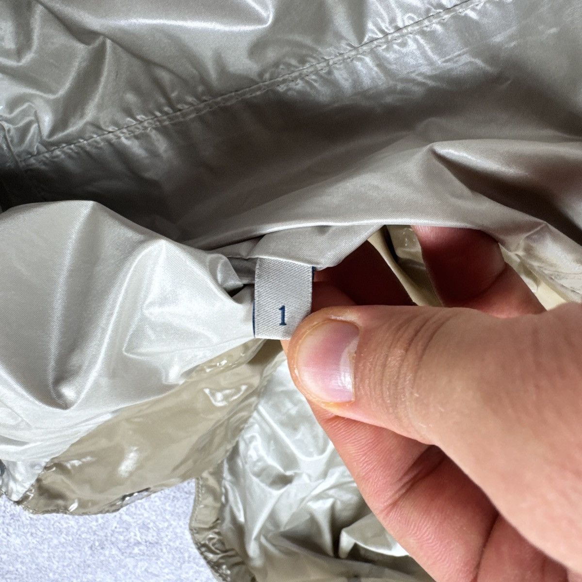 Moncler Women`s Moncler Z8E0182 Beige Nylon Rain Jacket Size 1 / S Size US S / EU 44-46 / 1 - 13 Thumbnail