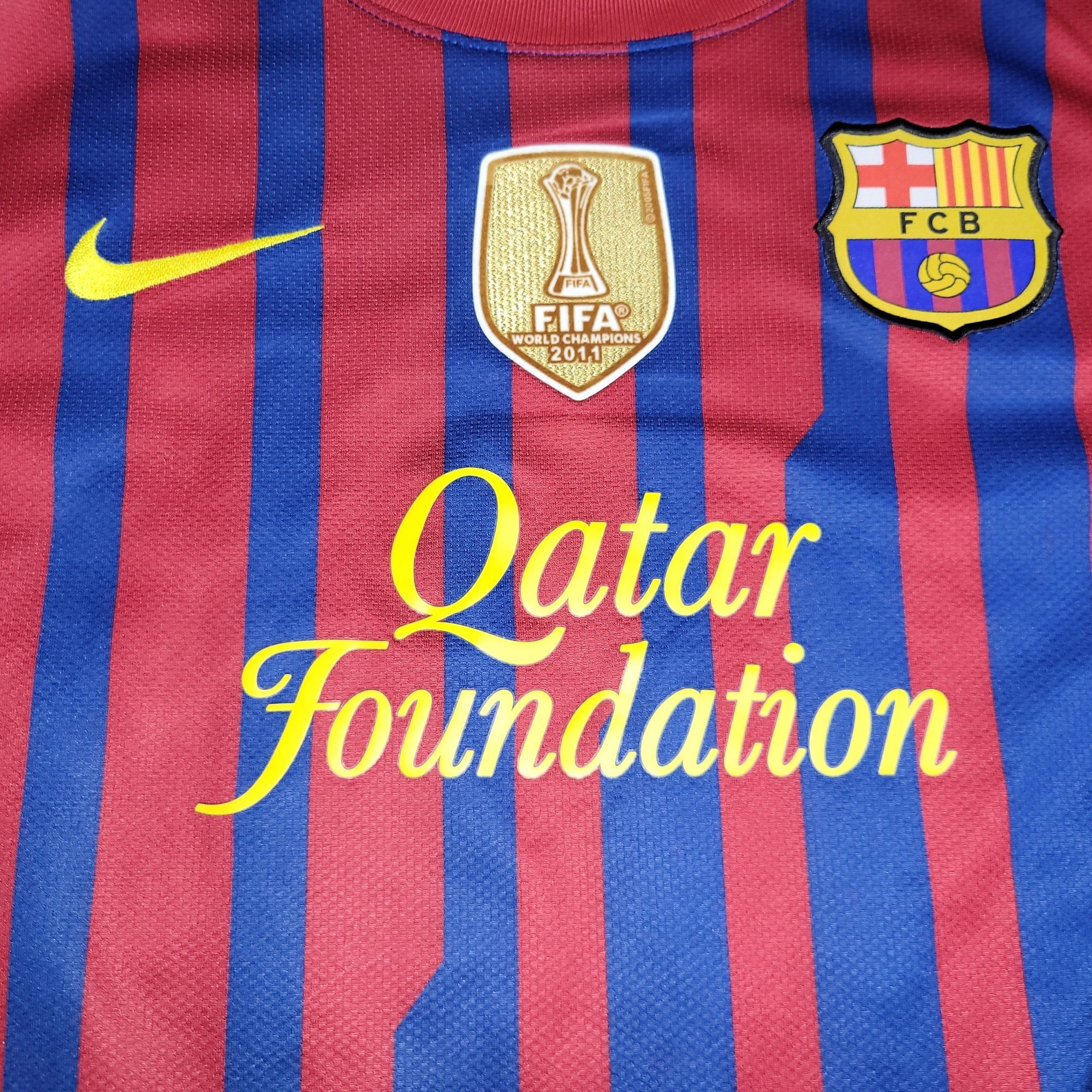Nike Messi Barcelona 2011 2012 Long Sleeve Soccer Jersey Shirt XL Size US XL / EU 56 / 4 - 4 Thumbnail