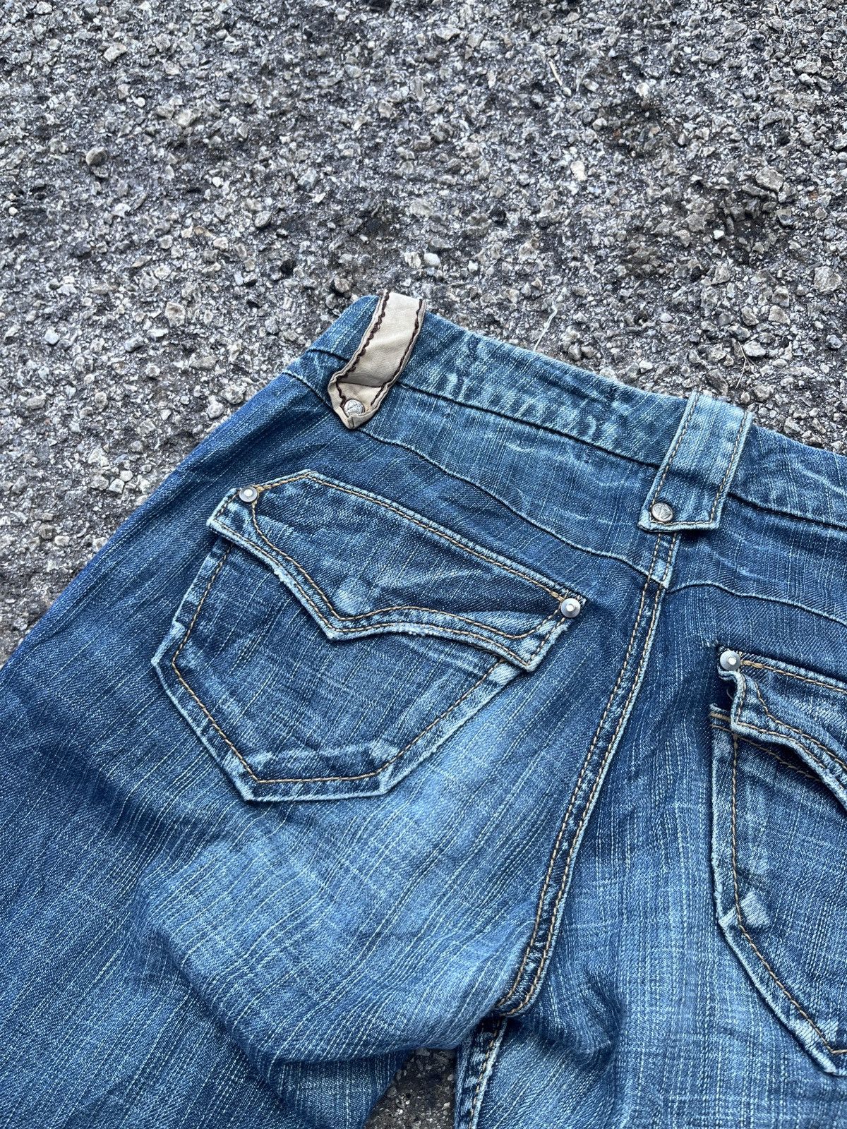 Hysteric Glamour × If Six Was Nine × Tornado Mart Antgauge S.P Platinum Blue Flare Jean Size US 32 / EU 48 - 11 Thumbnail