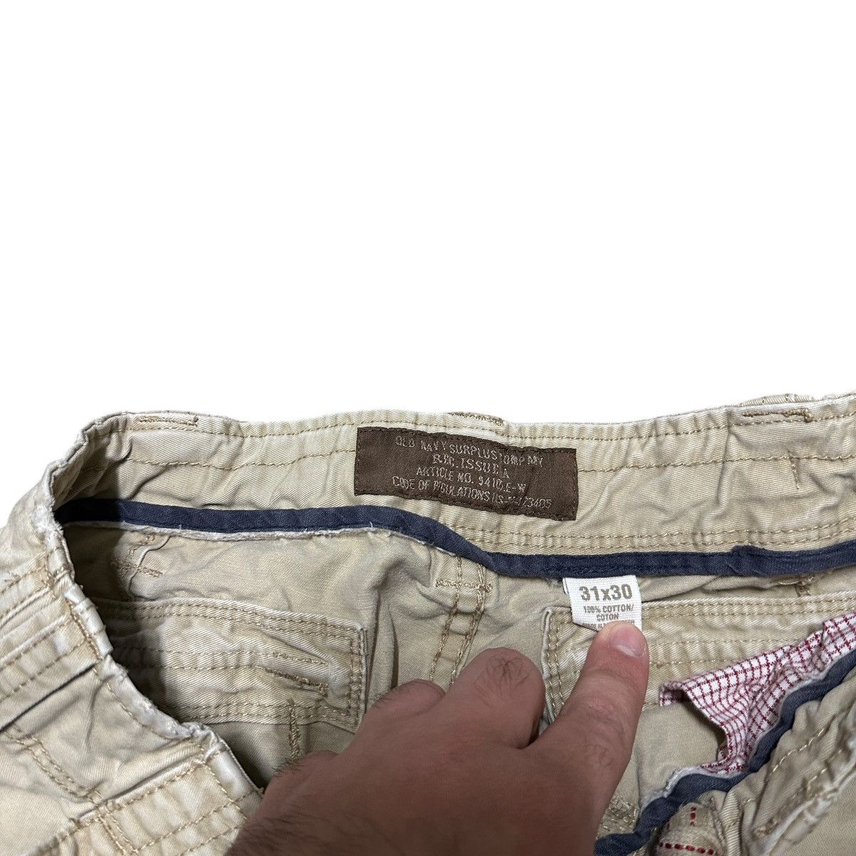 Old Navy × Vintage Vintage Old Navy Surplus Tactical Cargo Pants Size US 31 - 7 Thumbnail