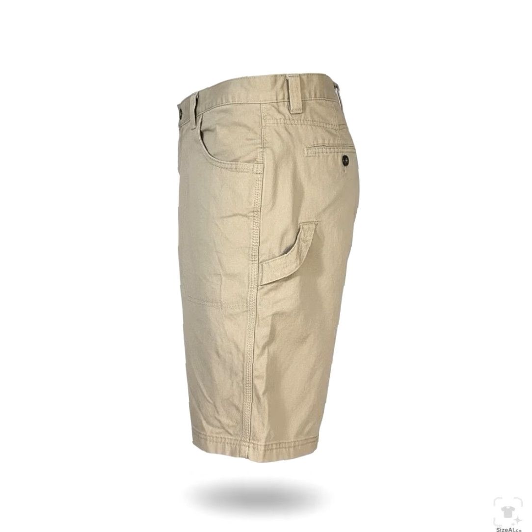 Dickies Dickies Shorts Mens M Beige Cargo Relaxed Fit 11 Inseam Pockets Canvas Cotton Zip Fly Button Closure Workwear Casual Size US 31 - 3 Thumbnail