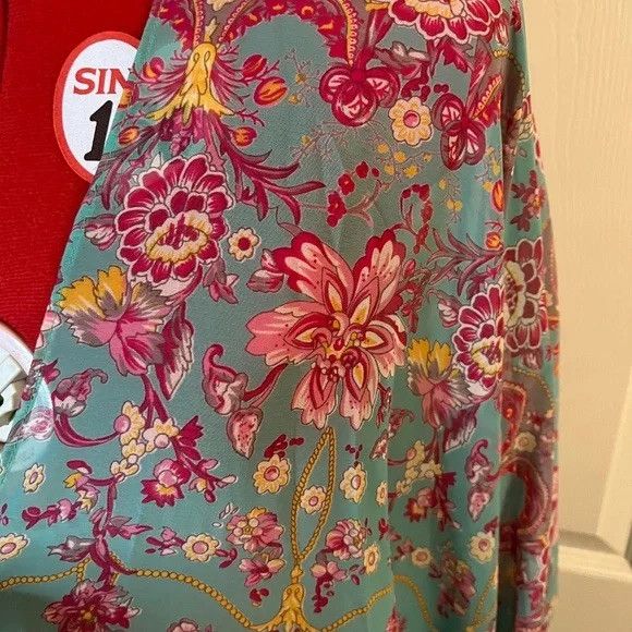 Other Floral Chiffon Kimono Cardigan Size ONE SIZE - 4 Thumbnail