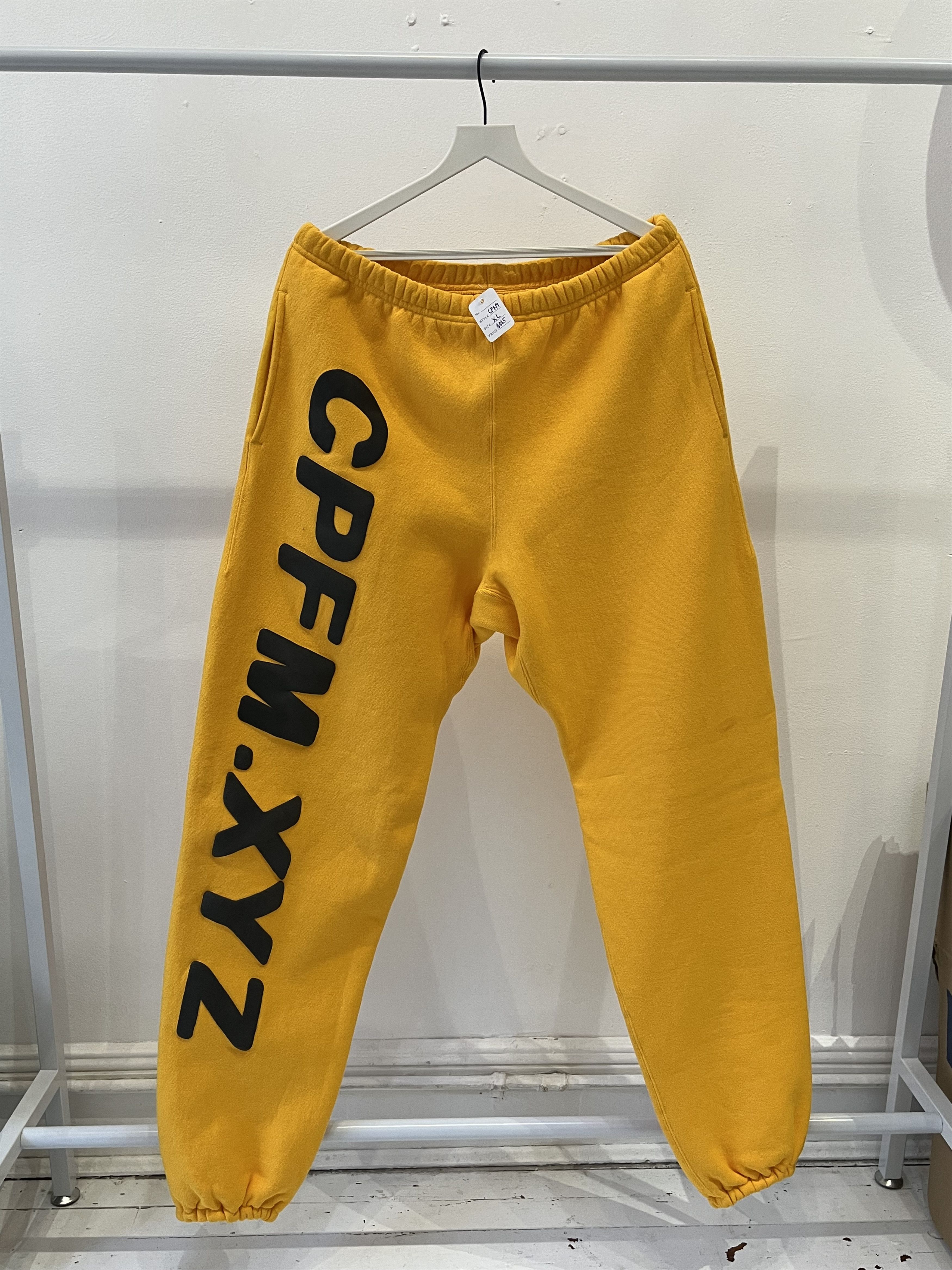 image of Cactus Plant Flea Market Cpfm.xyz Sweatpanrs in Yellow, Men's (Size 36)