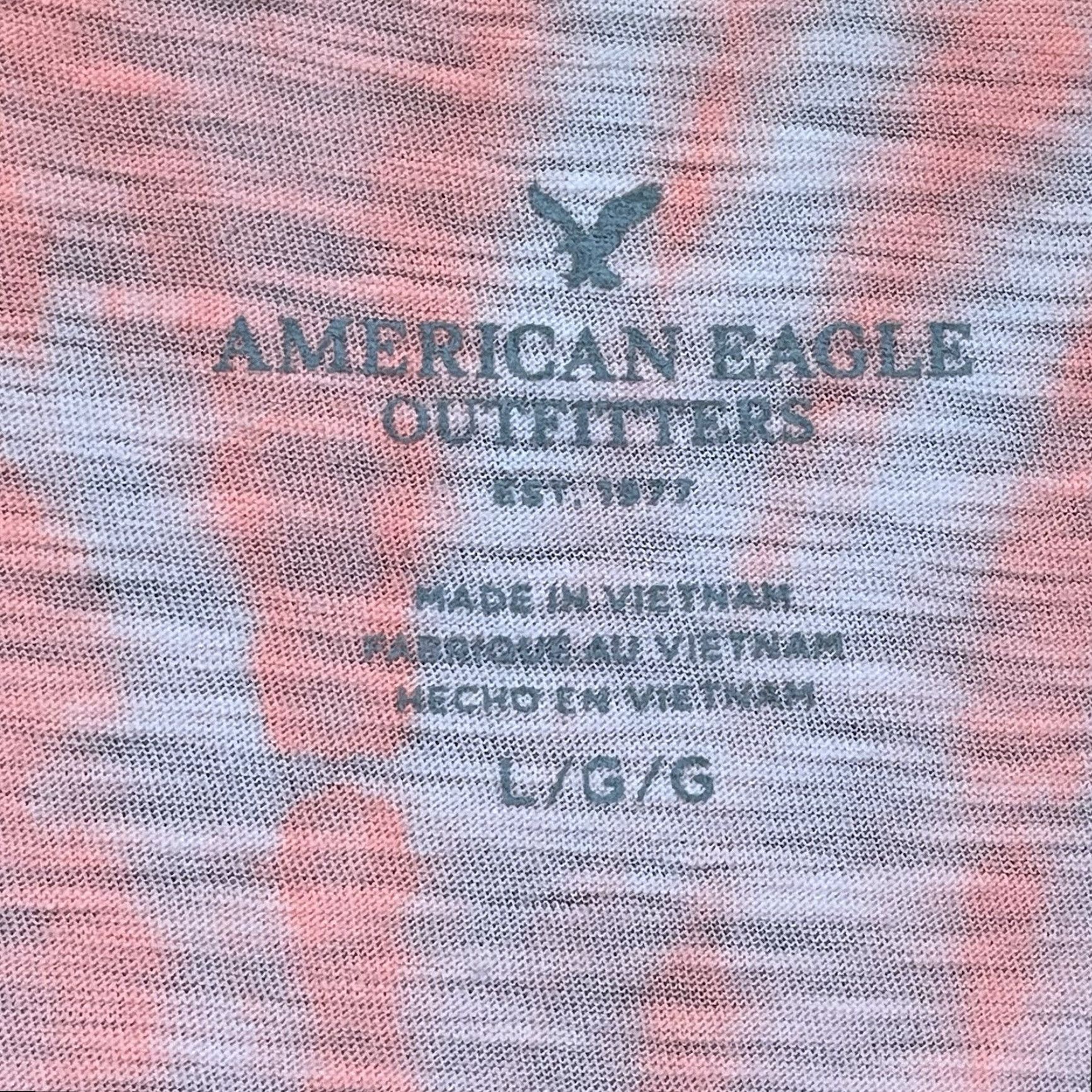 American Eagle Outfitters VINTAGE American Eagle Outfitters Tank Top Women’s Large Orange Tie Dye Racerback Festival Bohemian Beach Hippie Sleeveless Shirt Size L / US 10 / IT 46 - 2 Thumbnail