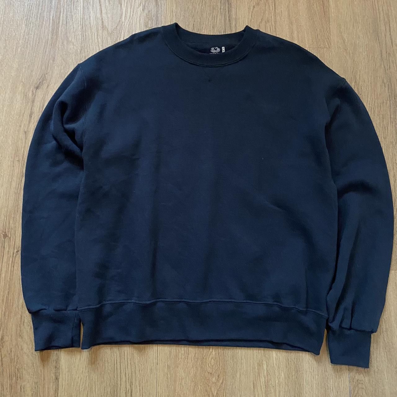 Fruit Of The Loom Vintage Y2K 2000s Black crewneck sweatshirt Fruit Size US M / EU 48-50 / 2 - 1 Thumbnail
