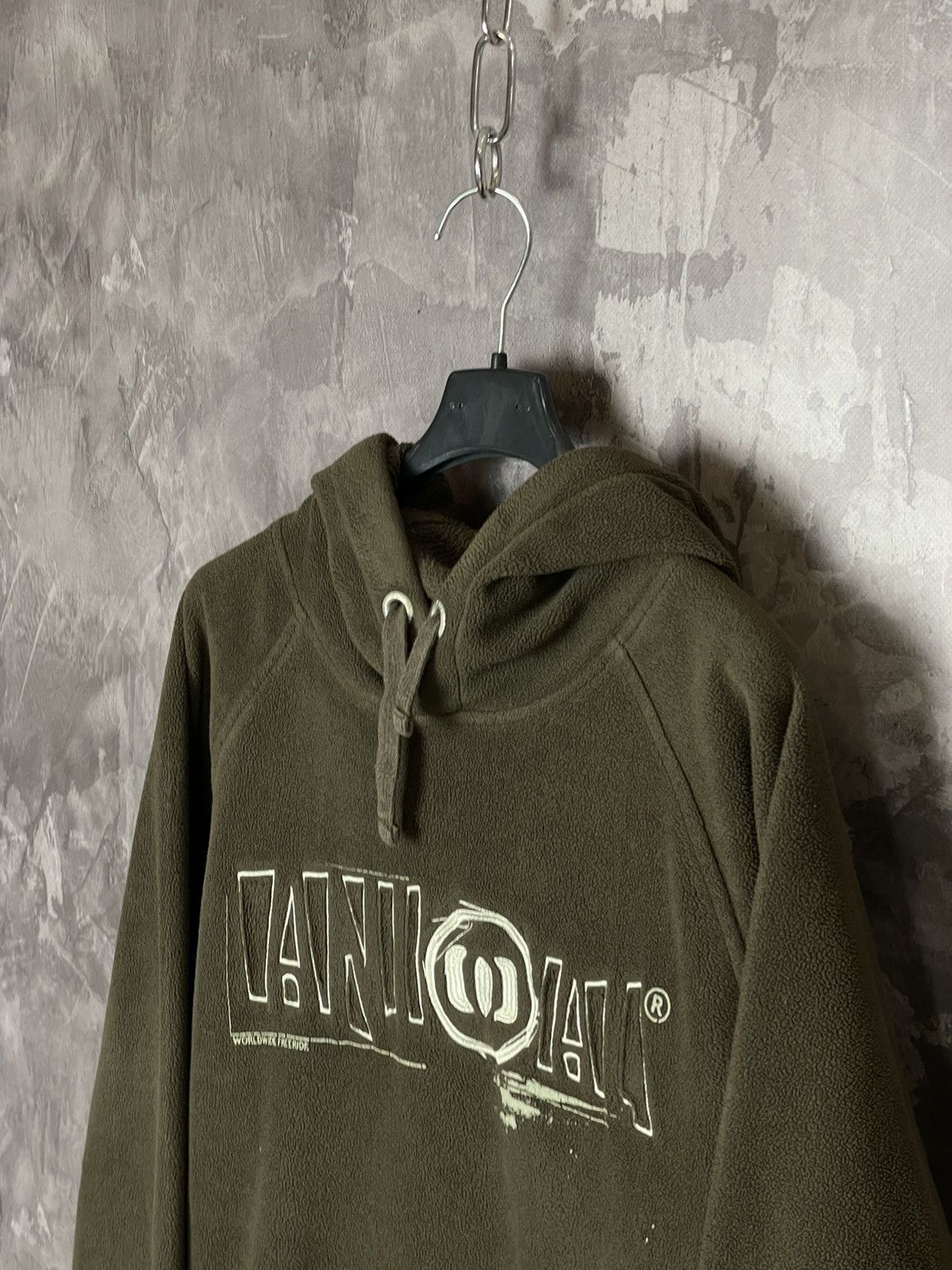 Japanese Brand × Vintage Japanese style fluffy fleece animal hoodie brown y2k Size US M / EU 48-50 / 2 - 7 Thumbnail