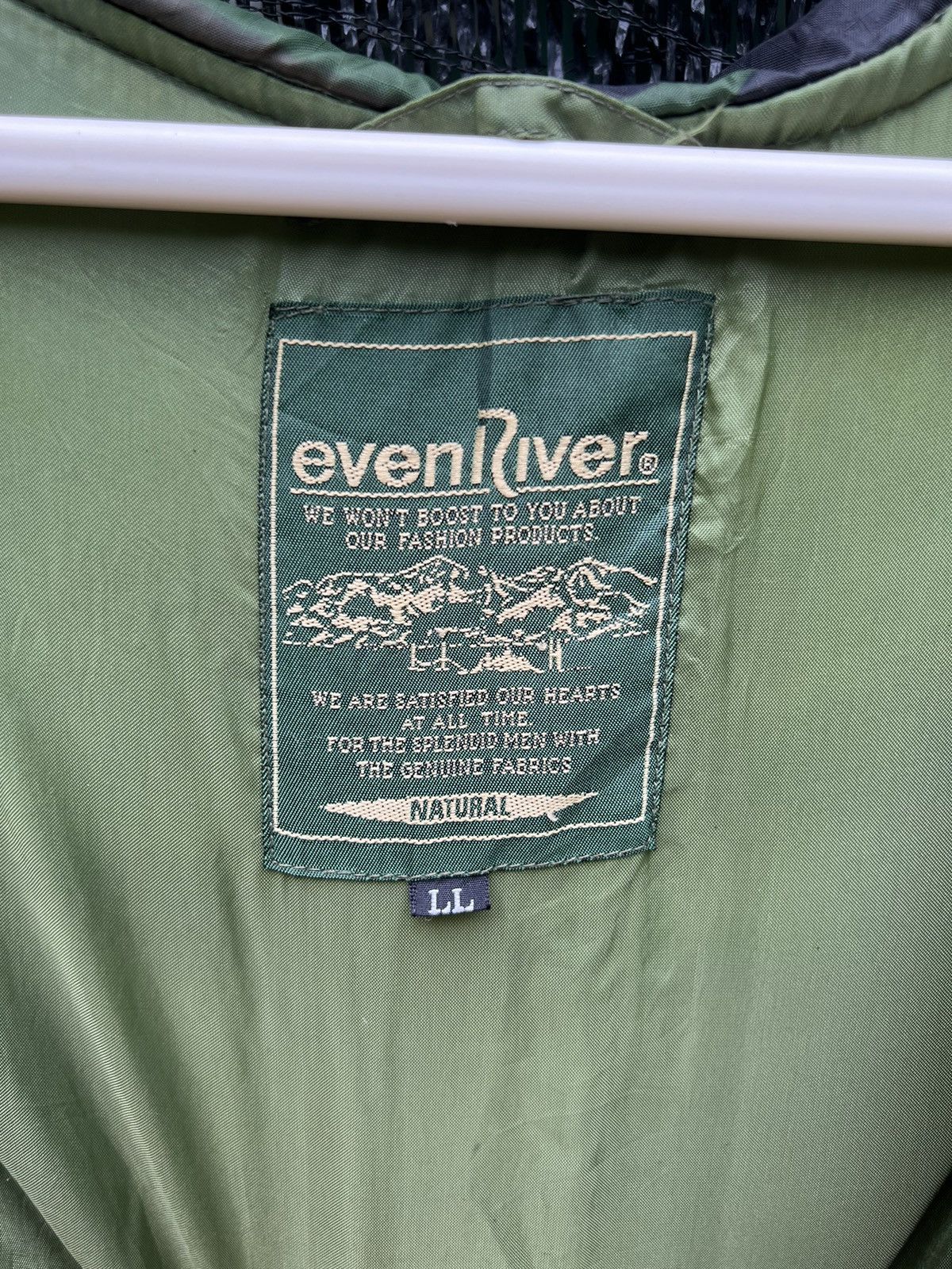 Vintage Even River Army Bomber Jacket