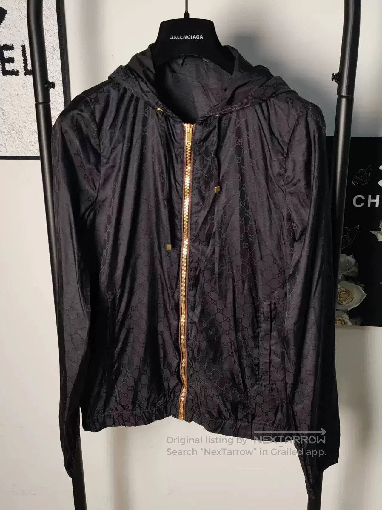 Gucci Monogram Print Jacket.
