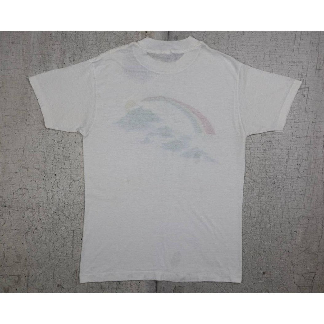 Vintage Vintage 80s Hawaii Rainbow Islands T-Shirt 1982 Graphic Tee Size US M / EU 48-50 / 2 - 3 Thumbnail