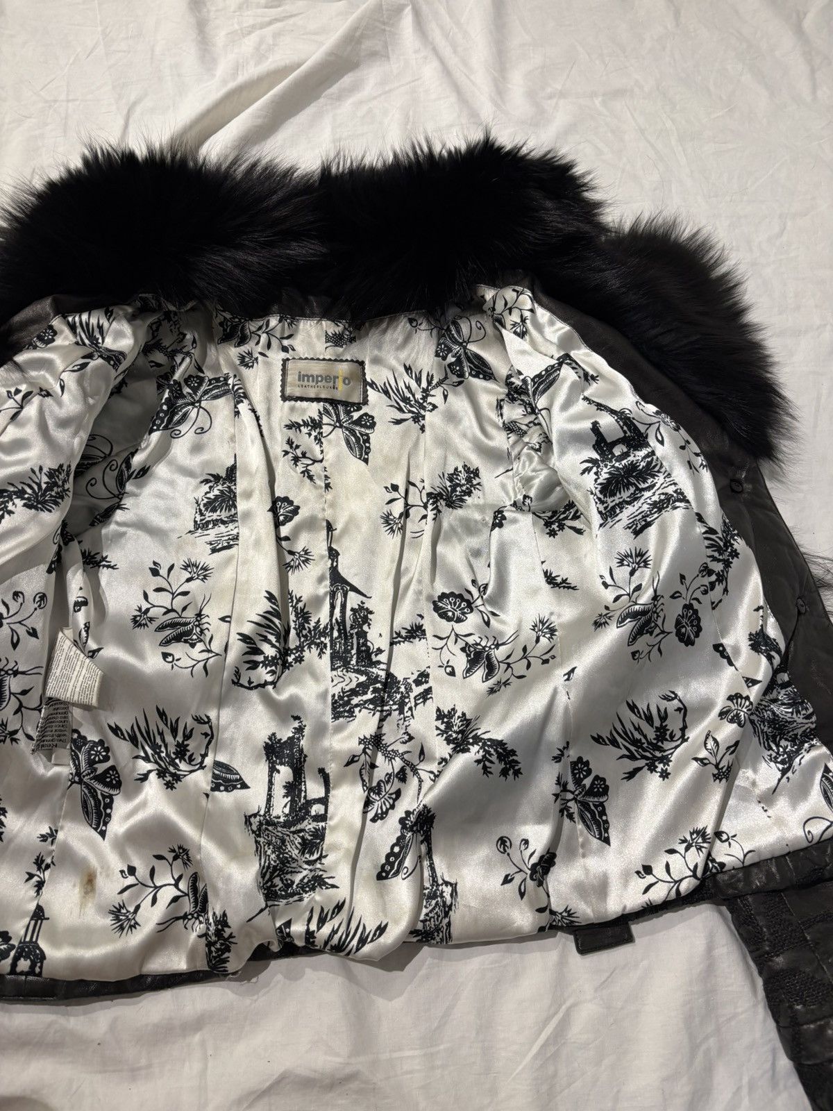 Vintage Vintage leather jacket with fur details Size S / US 4 / IT 40 - 7 Thumbnail