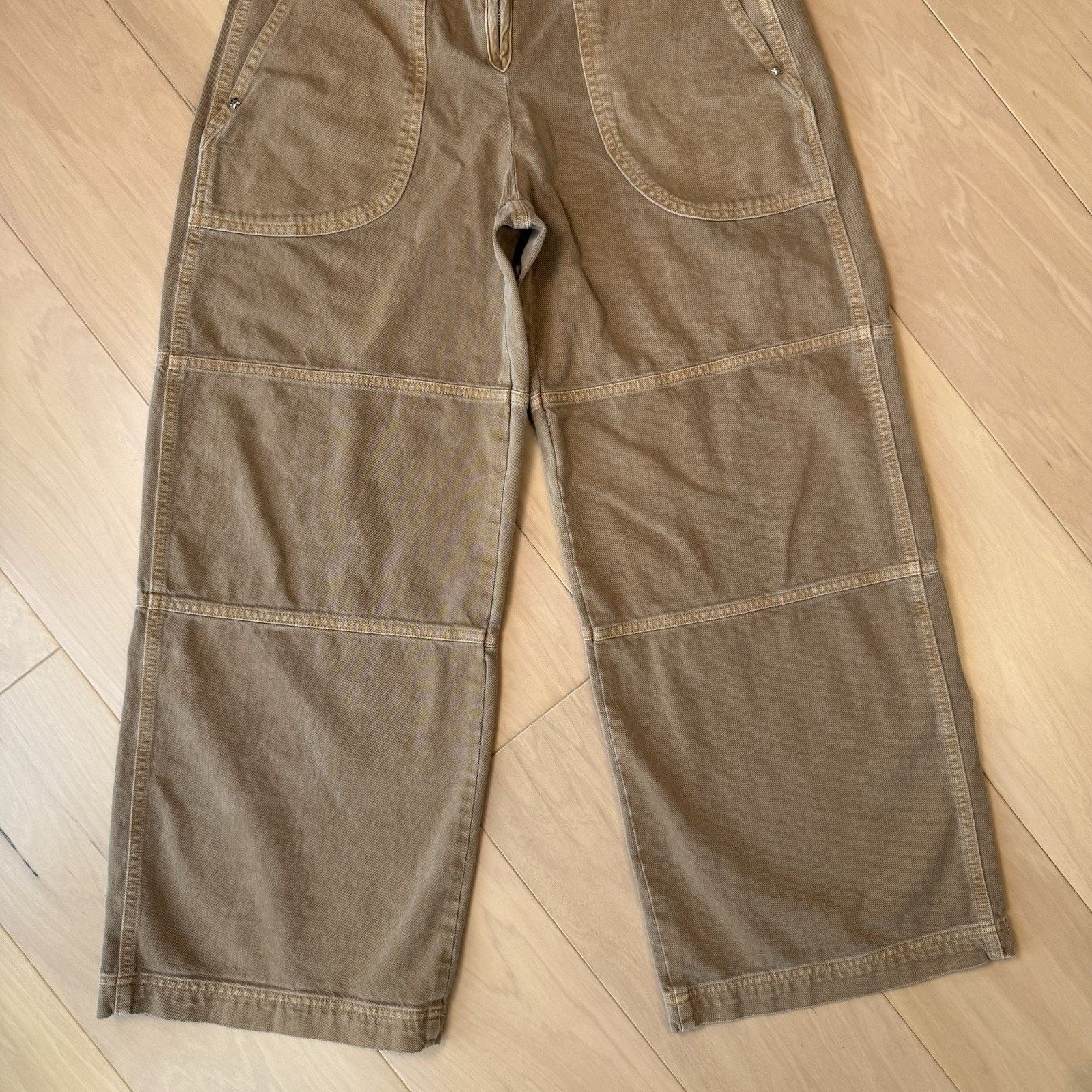 Gap Gap Sandy Liang Low Rise Utility Pants Women's 10 Tan Size 32" / US 10 / IT 46 - 4 Thumbnail