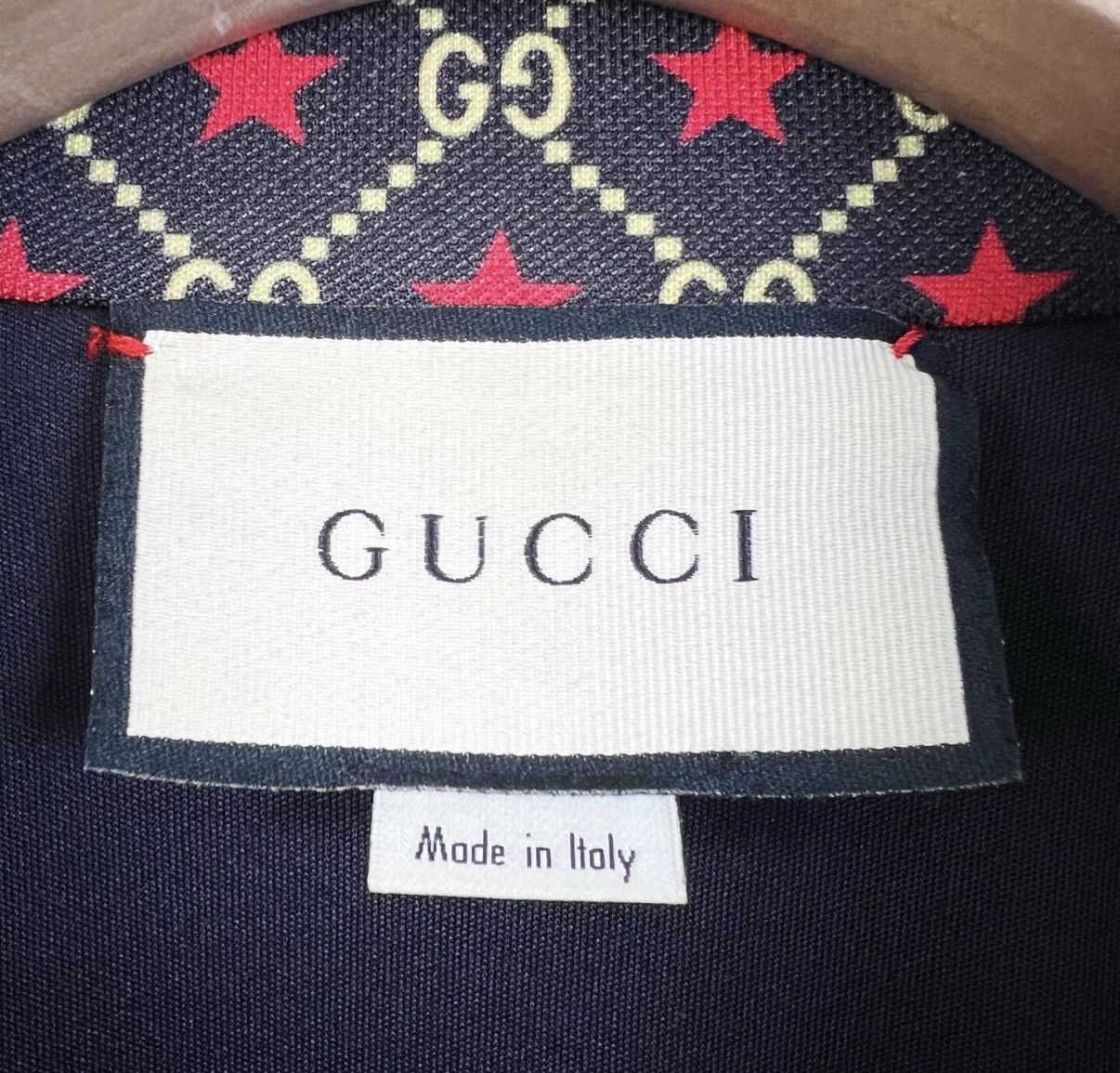Gucci Gucci Double G Star Print V-Shaped Webbing Knit Jacket K12 Size US XL / EU 56 / 4 - 6 Thumbnail