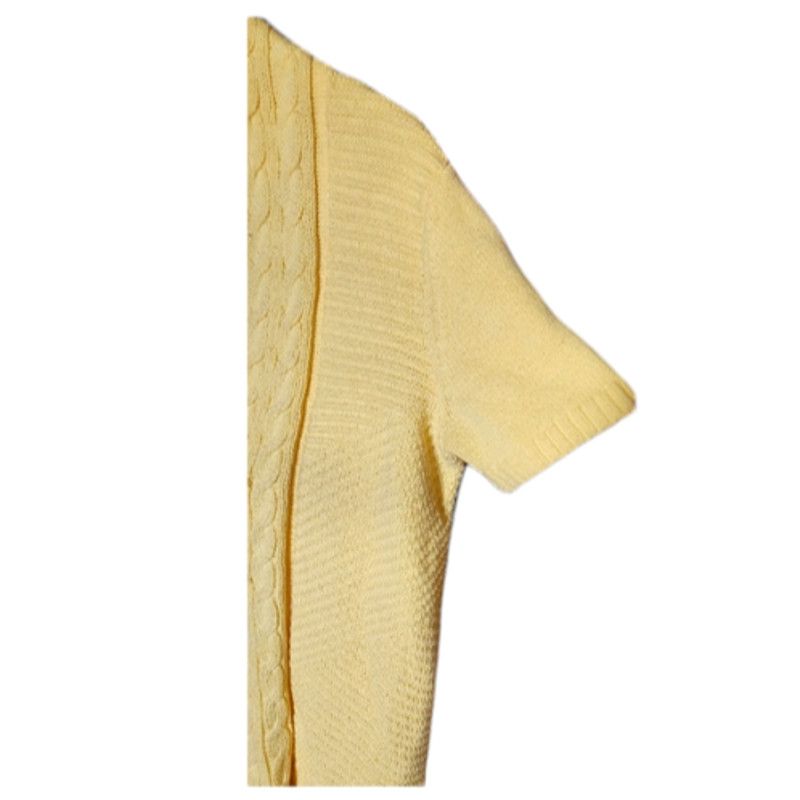 Banks Journal Christopher & Banks Womens Yellow Cardigan Size Large Size L / US 10 / IT 46 - 5 Thumbnail