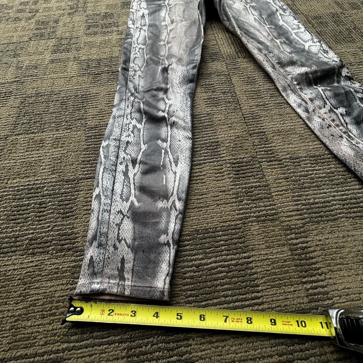 L'AGENCE L’Agence Margot Skinny Snakeskin Metallic Pink Pants Size 25" / US 0 / IT 36 - 6 Thumbnail