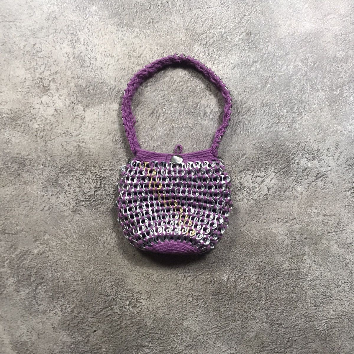 Vintage Vintage 90s Beaded Shoulder Bag Y2K Japanese Avant Garde OS Size ONE SIZE - 2 Thumbnail