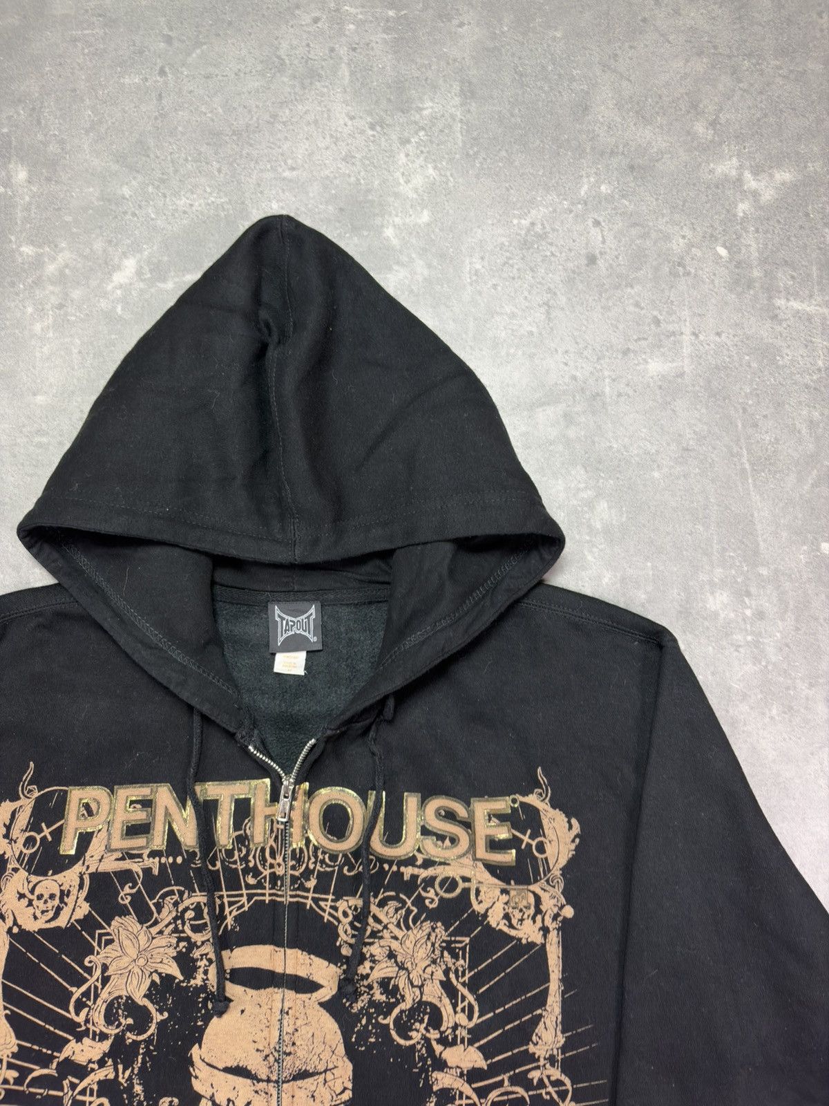 Tapout Tapout Penthouse Big Logo Baggy Printed Zip Hoodie L XL Size US XL / EU 56 / 4 - 4 Thumbnail