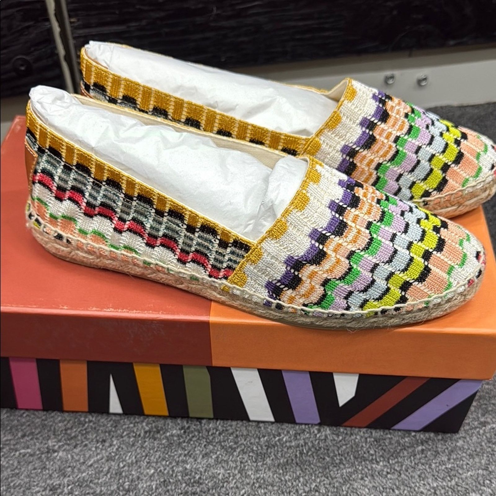 Missoni NWT Missoni Colorful Women's Espadrille sneakers Siz 38 US 8 Size US 8 / IT 38 - 3 Thumbnail