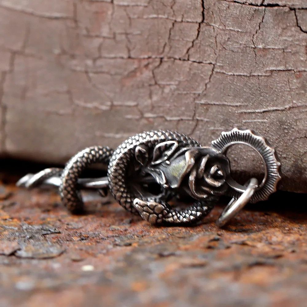 Other Flower With Snake Pendant Accessories Necklace Gifts Size ONE SIZE - 6 Thumbnail