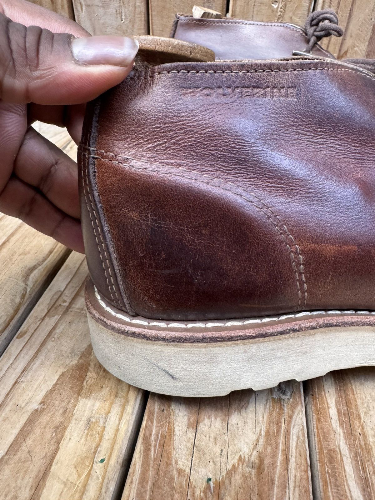 Wolverine Wolverine brown Men’s Chukka leather boots sz US 8 M UK 7 Size US 8 / EU 41 - 13 Thumbnail