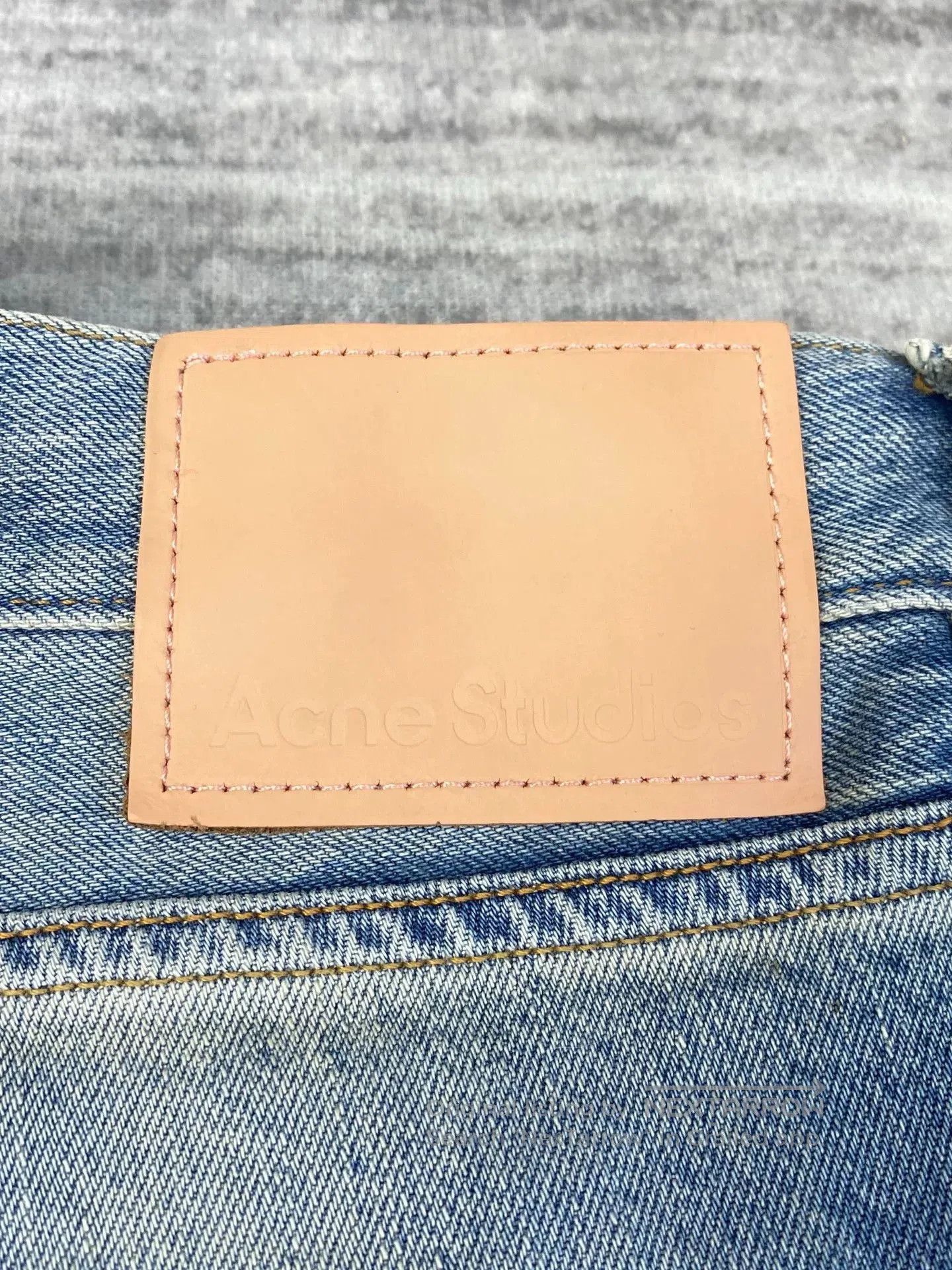 Acne Studios Acne Studios Blue Ink Splash Baggy Jeans. Size US 34 / EU 50 - 7 Thumbnail