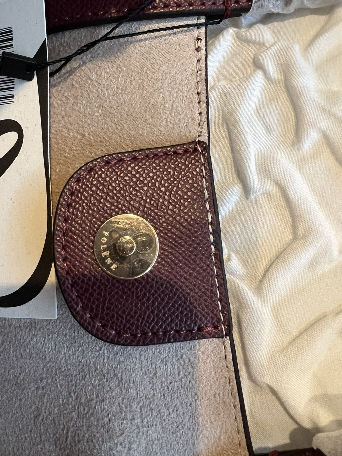 Polene Cyme Mini EDITION TEXTURED BLACK CHERRY Size ONE SIZE - 13 Thumbnail