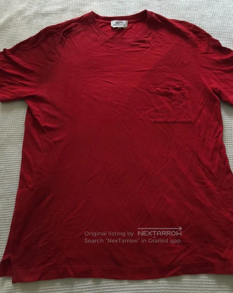 Hermes Hermes Crew Neck Short Sleeve Size US XL / EU 56 / 4 - 2 Thumbnail