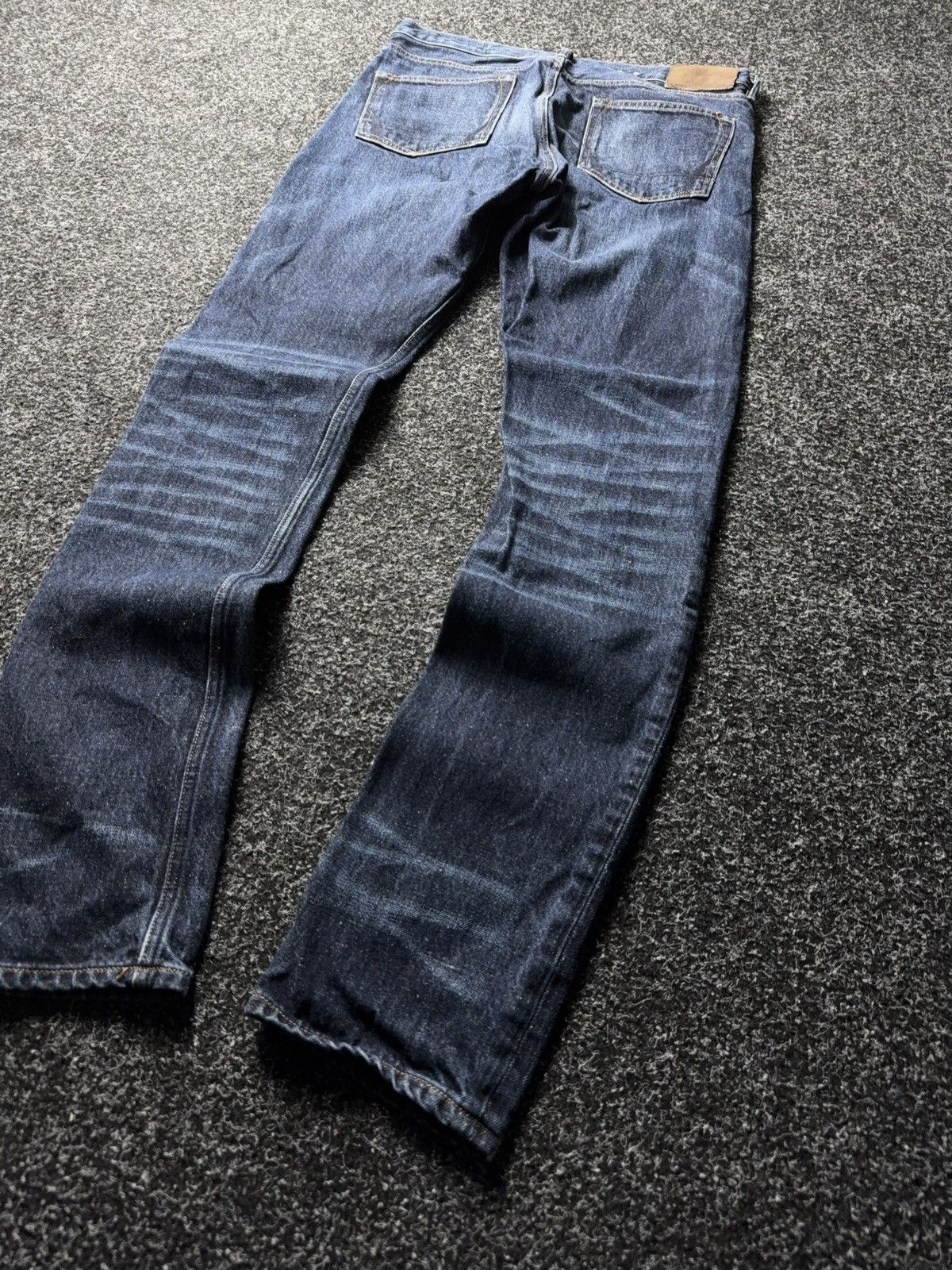 Allsaints AllSaints 00s Cigarette Slim Blue Distressed Denim Jeans Size US 31 - 11 Thumbnail