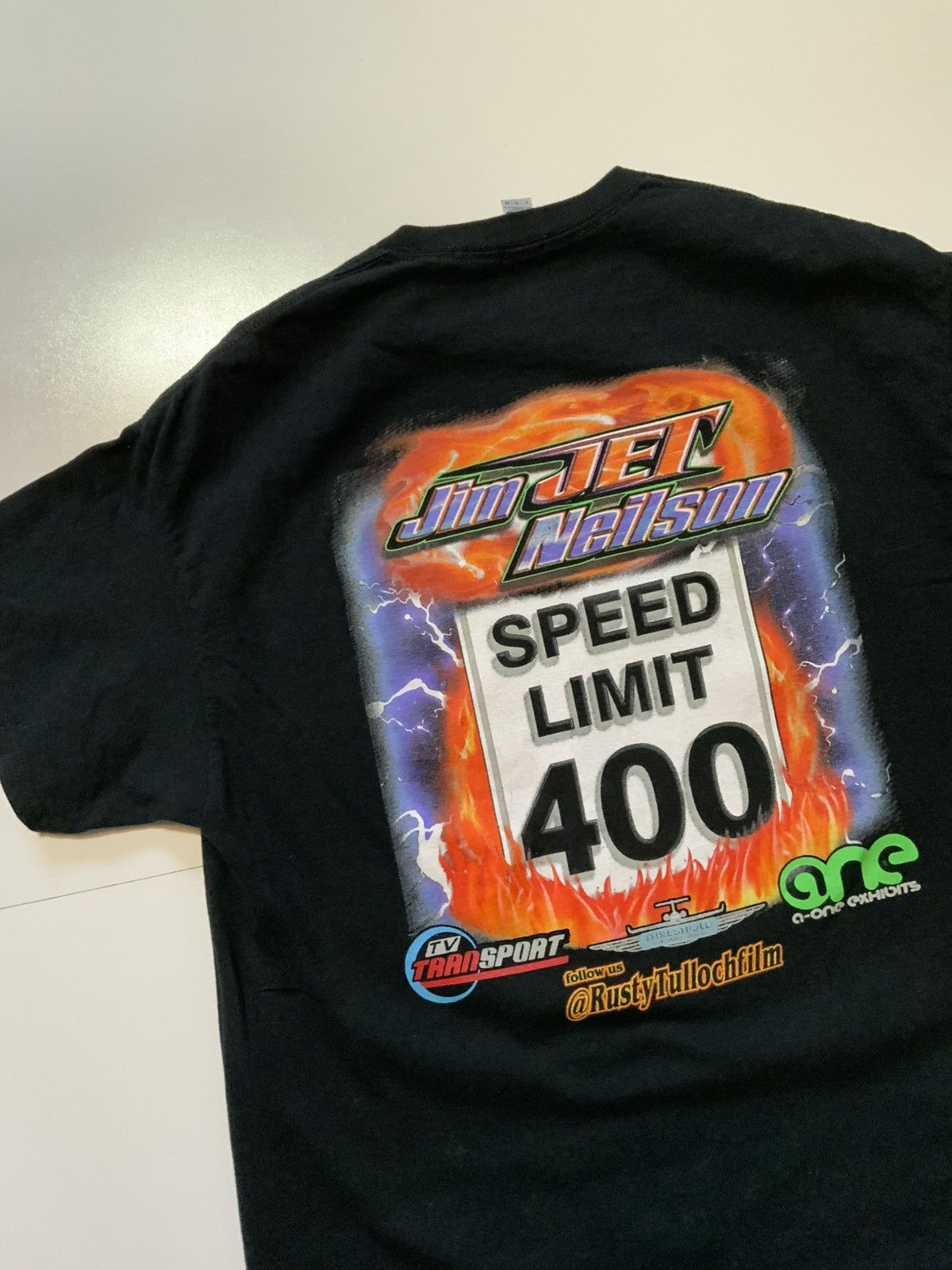 Other Jim “Jet” Neilson World Record Holder Autographed T-Shirt Size US XL / EU 56 / 4 - 4 Thumbnail