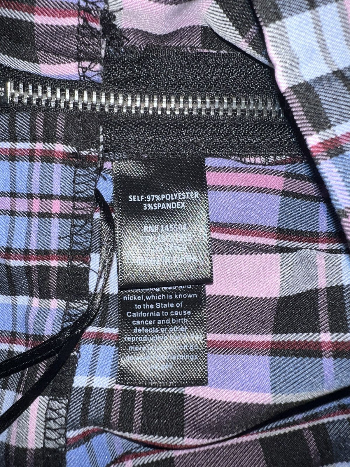 Designer CAPSULLE pastel tartan micro skirt 🎀💙 Size 24" / US 00 / IT 34 - 8 Thumbnail