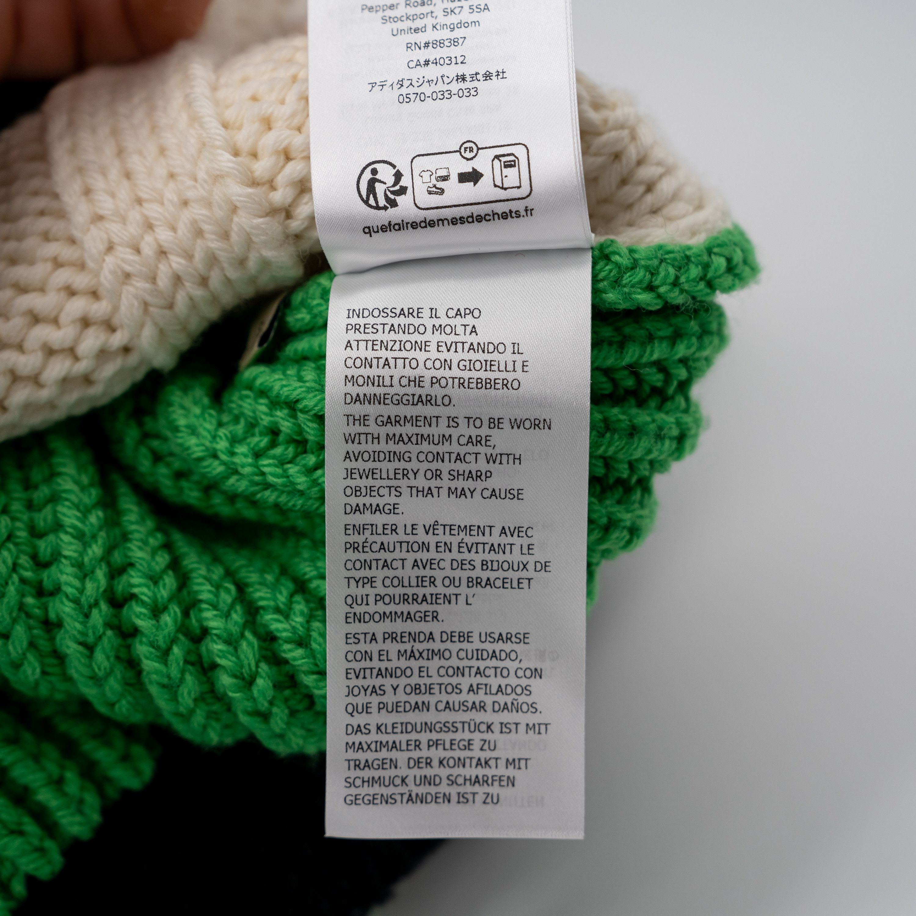 Gucci S adidas Gucci Cable Knit Wool Cardigan Sweater Green Black Size S / US 4 / IT 40 - 9 Thumbnail