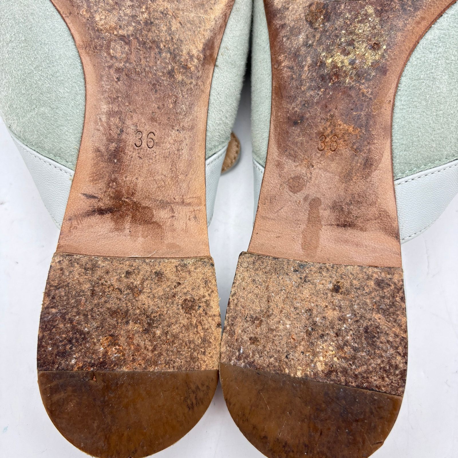 Chloe Chloe Lauren Mules Scalloped Suede Mary Jane Flats 36 US 6 Size US 6 / IT 36 - 8 Thumbnail