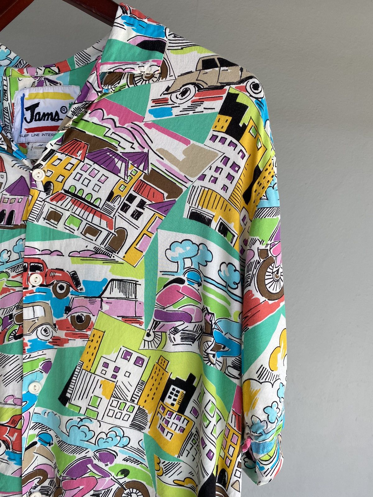 Jams World × Vintage Vintage Jams World Men's Hawaiian Shirt Size US M / EU 48-50 / 2 - 3 Thumbnail