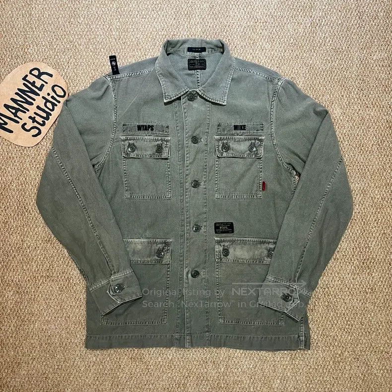 Wtaps Wtaps Wash and wax dye four-pockets jacket Size US M / EU 48-50 / 2 - 2 Thumbnail