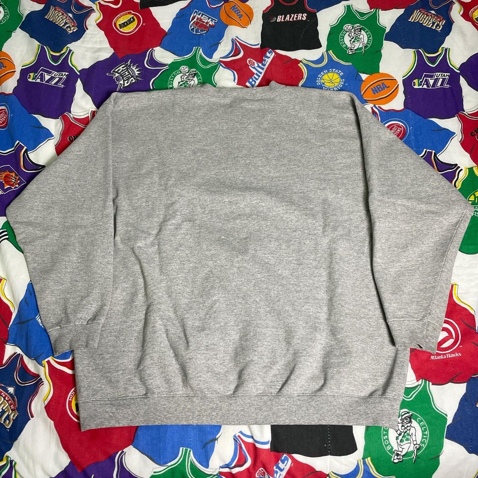 Nike × Vintage Vintage 1990s Nike Air Center Swoosh Crewneck / Sweater Size US XL / EU 56 / 4 - 2 Thumbnail