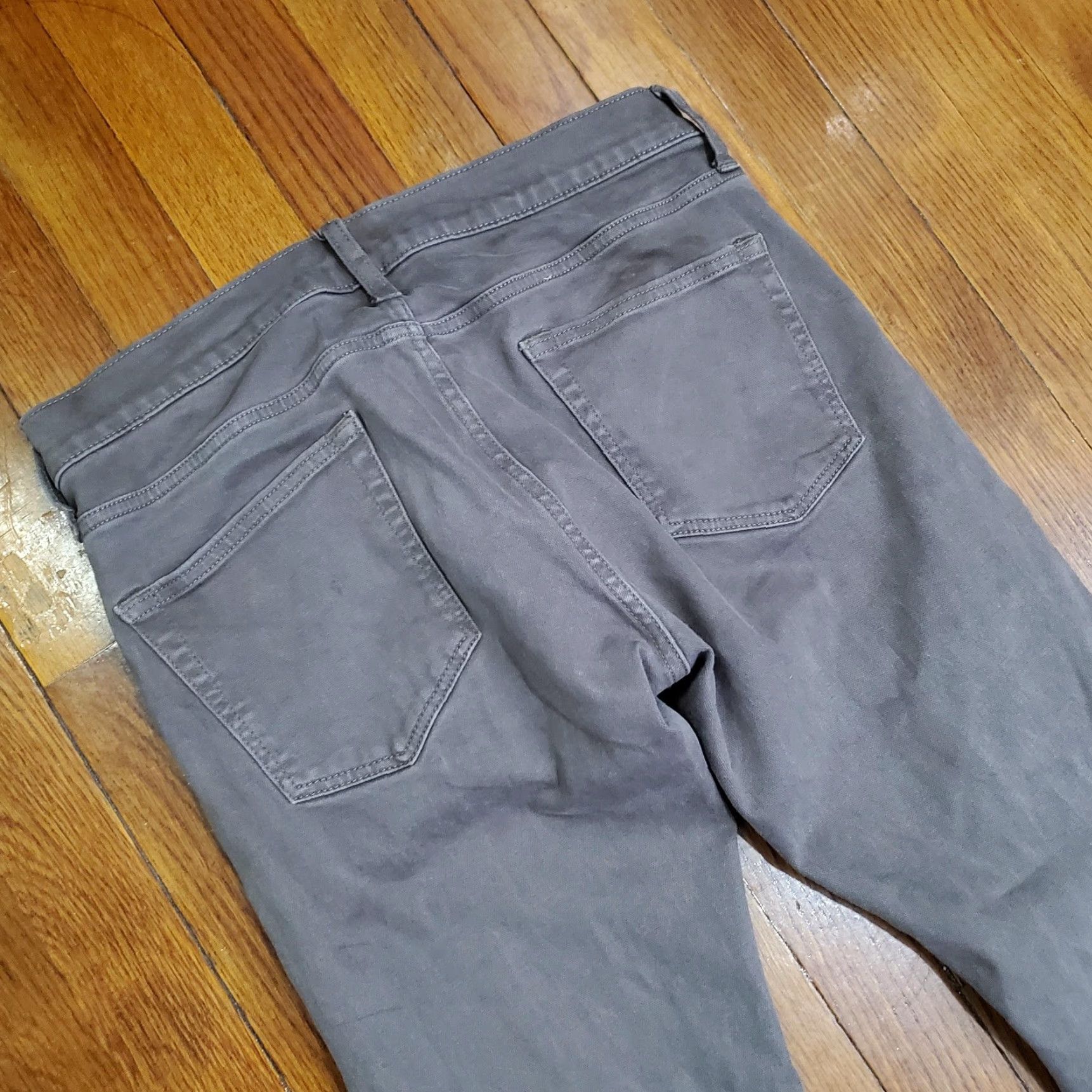 J.Crew J.CREW 484 Pants Slim Chino 5 Pocket Mens Brown 31x32 Denim Twill Flat Front Casual Size US 29 - 3 Thumbnail