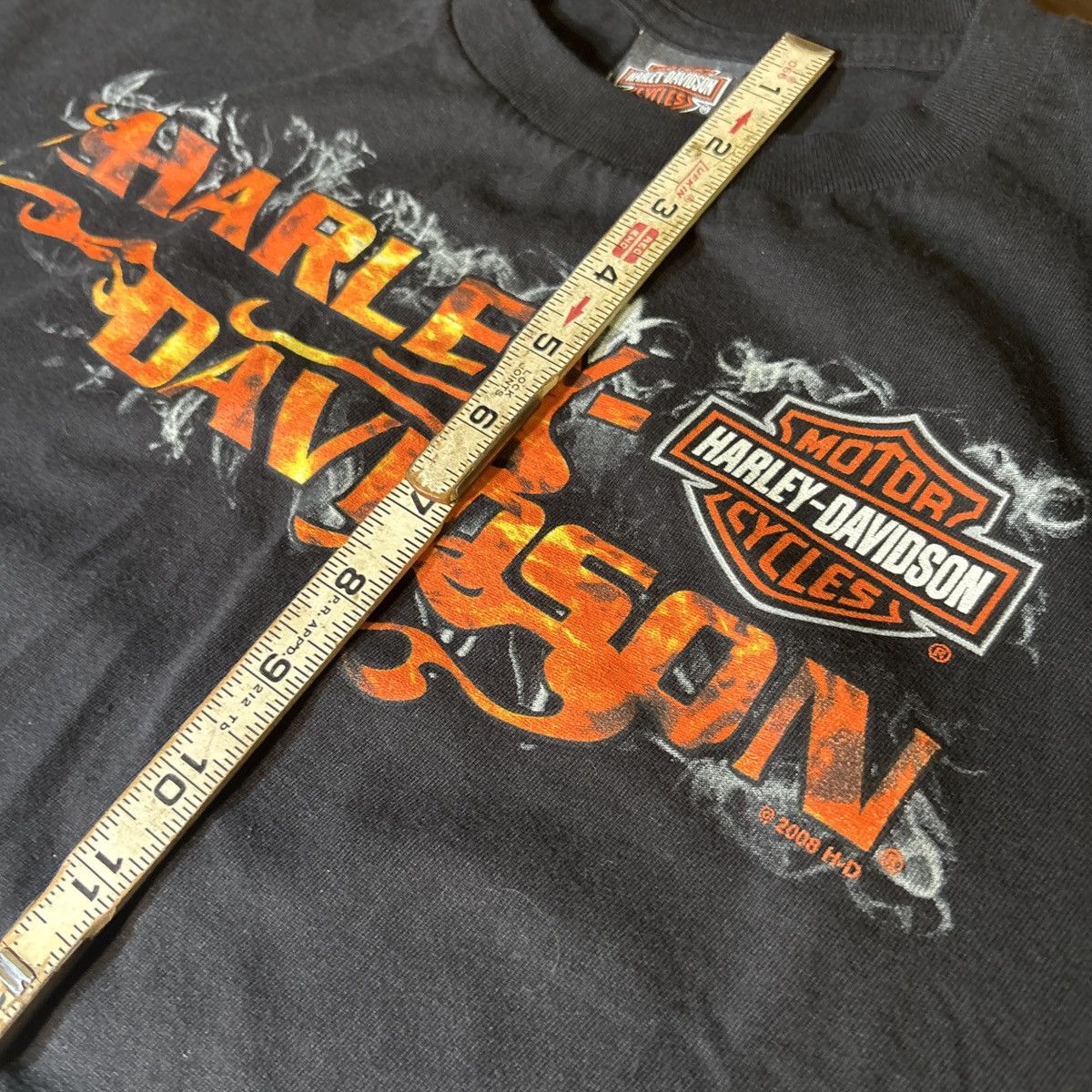 Harley Davidson Harley davidson flame logo tee Size US XL / EU 56 / 4 - 4 Thumbnail