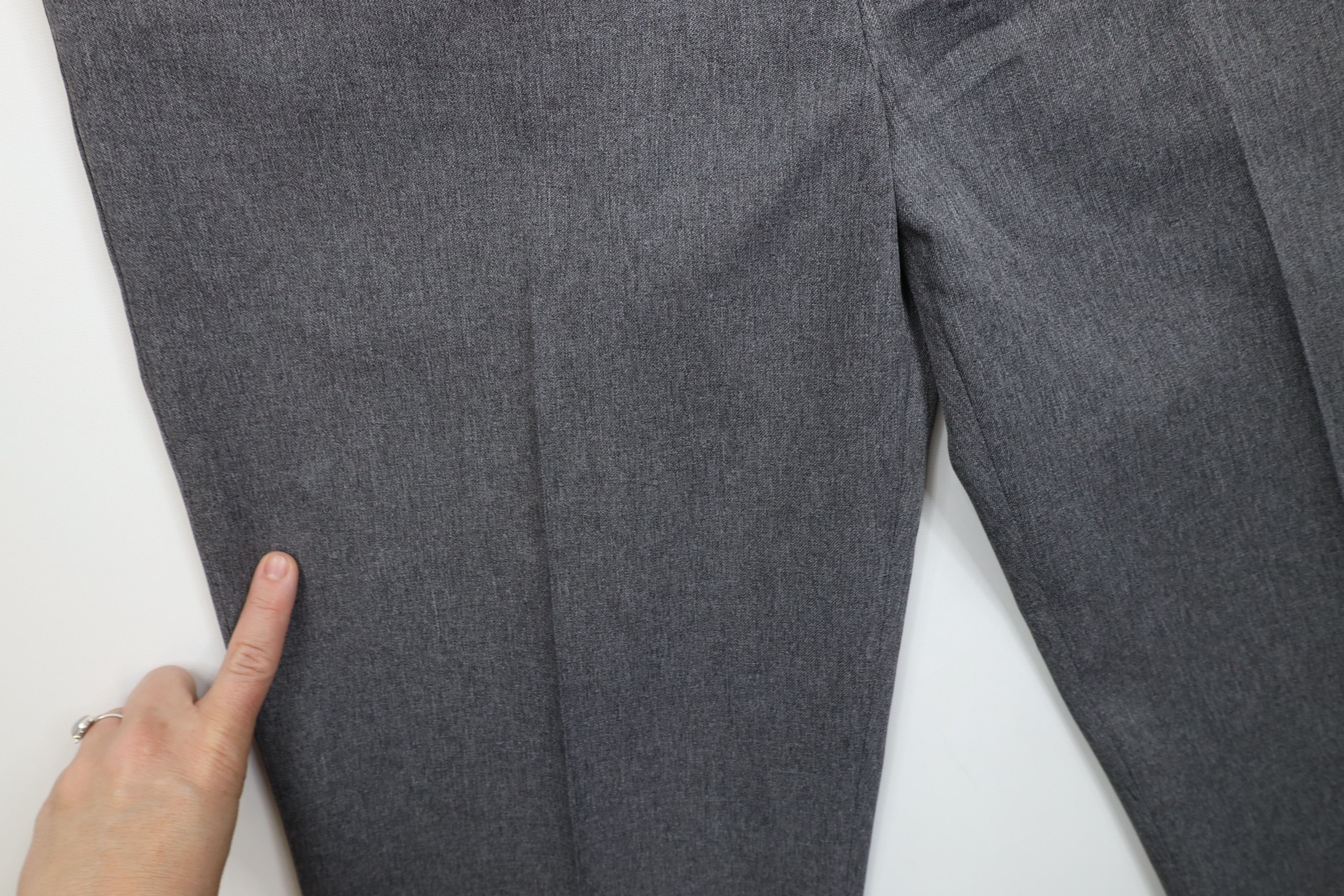 Levi's Vintage 90s Levis Chambray Wide Leg Chino Pants Gray USA Size US 38 / EU 54 - 5 Thumbnail