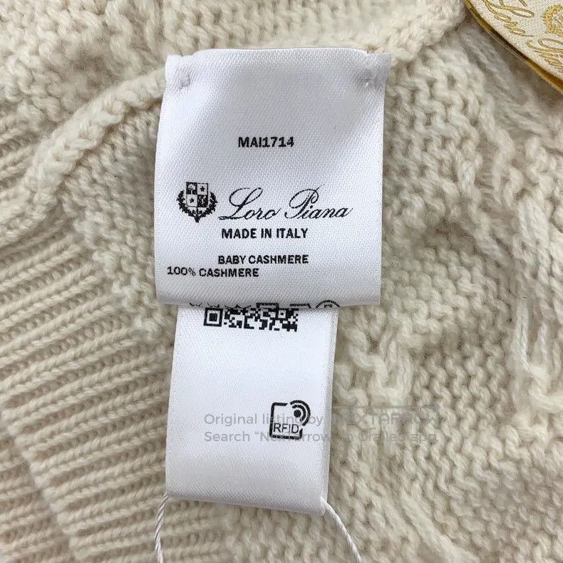 Loro Piana Loro Piana size M Beige Ribbed Cashmere Knit Woolen Cap Size ONE SIZE - 8 Thumbnail