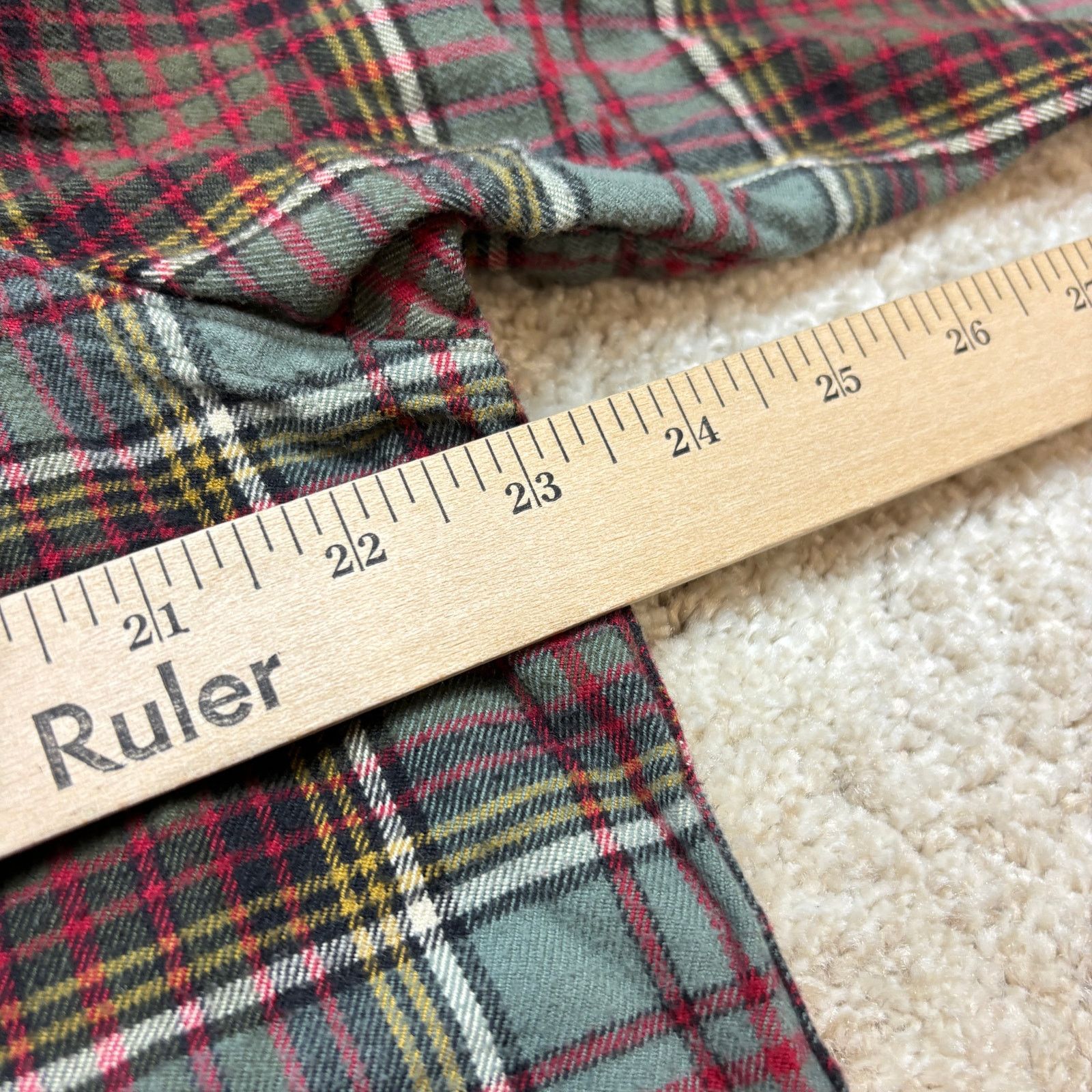 Polo Ralph Lauren × Vintage Vintage Polo Ralph Lauren Military Epaulettes Flannel Mens L Size US L / EU 52-54 / 3 - 5 Thumbnail