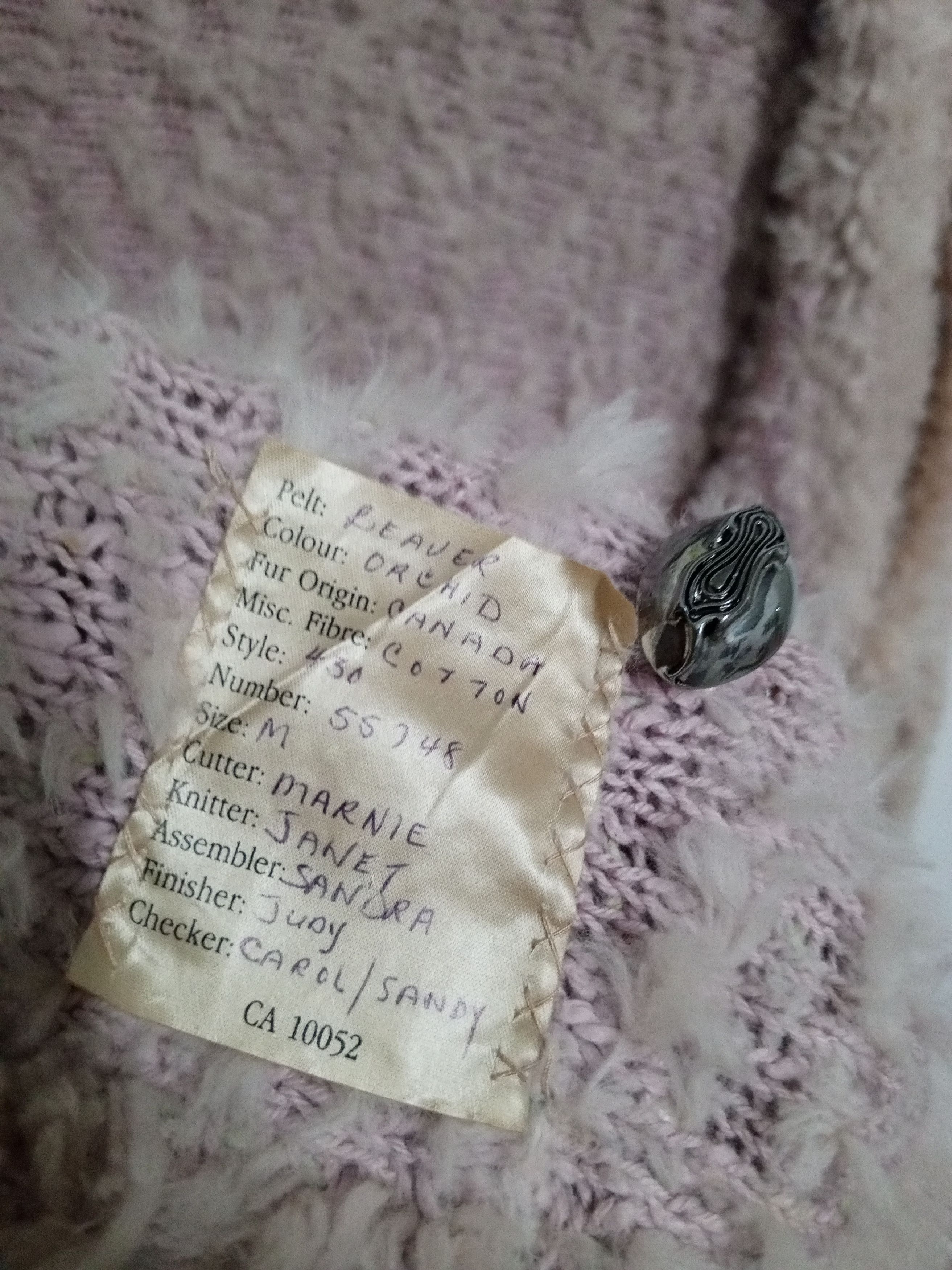 Handmade HANDMADE CANADA PAULA LISHMAN KNIT FUR Size L / US 10 / IT 46 - 9 Thumbnail