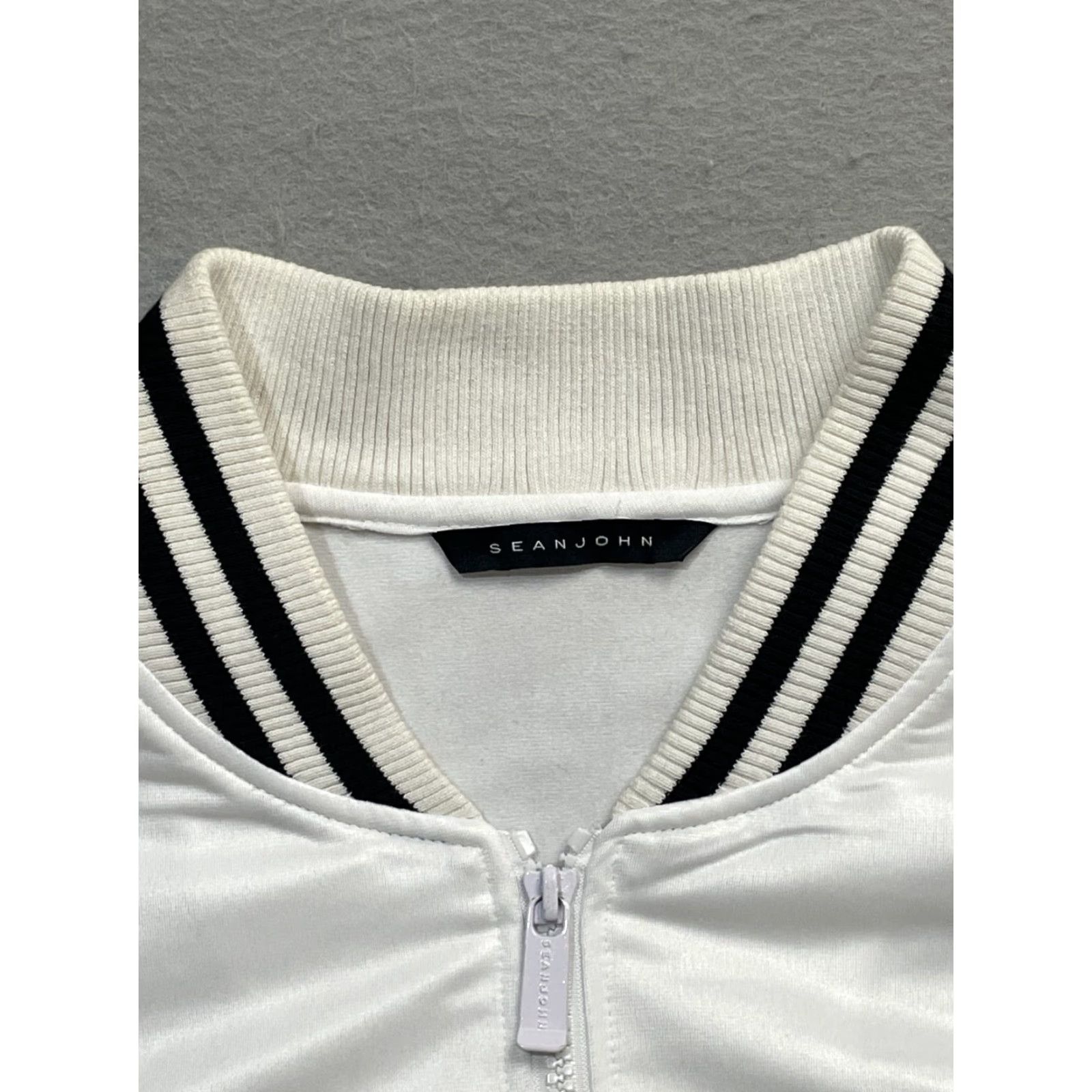 Sean John ホワイト ジャンパー L/XL Sean John ホワイト ジャンパー L/XL
