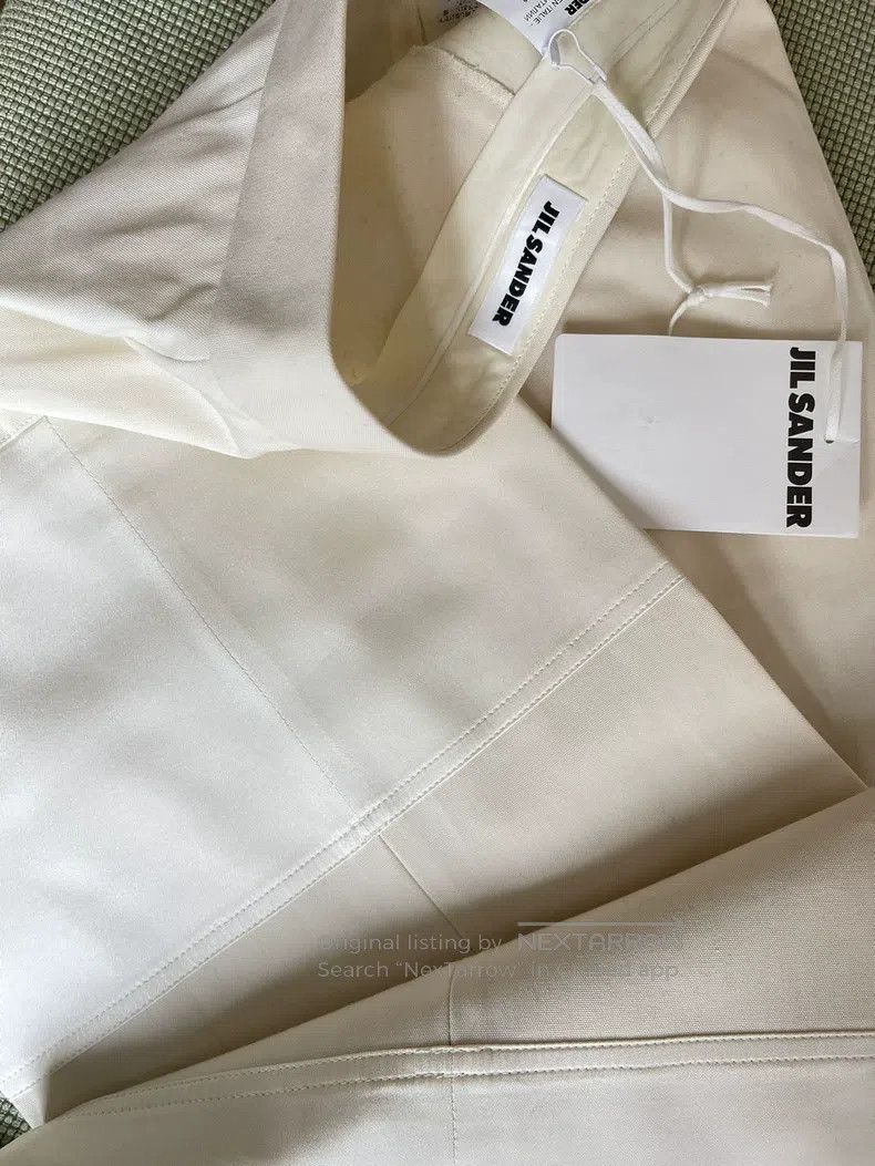 Jil Sander Jil Sander size 34 White Colorblock Capri Pants Size 23" - 4 Thumbnail