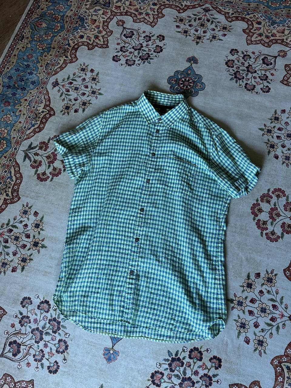 Marc by Marc Jacobs × Vintage Vintage Marc by Marc Jacobs Checkered Short Sleeve Shirt Size US L / EU 52-54 / 3 - 1 Thumbnail