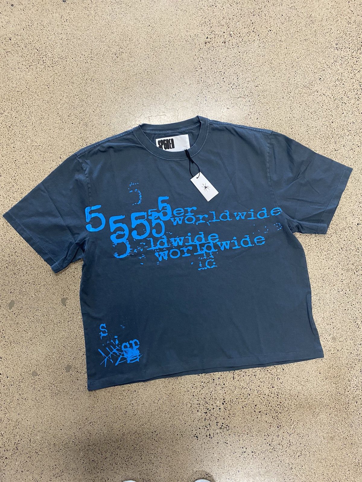 Sp5der 💀Sp5der Worldwide Stutter Tee💀 Size US XL / EU 56 / 4 - 1 Thumbnail