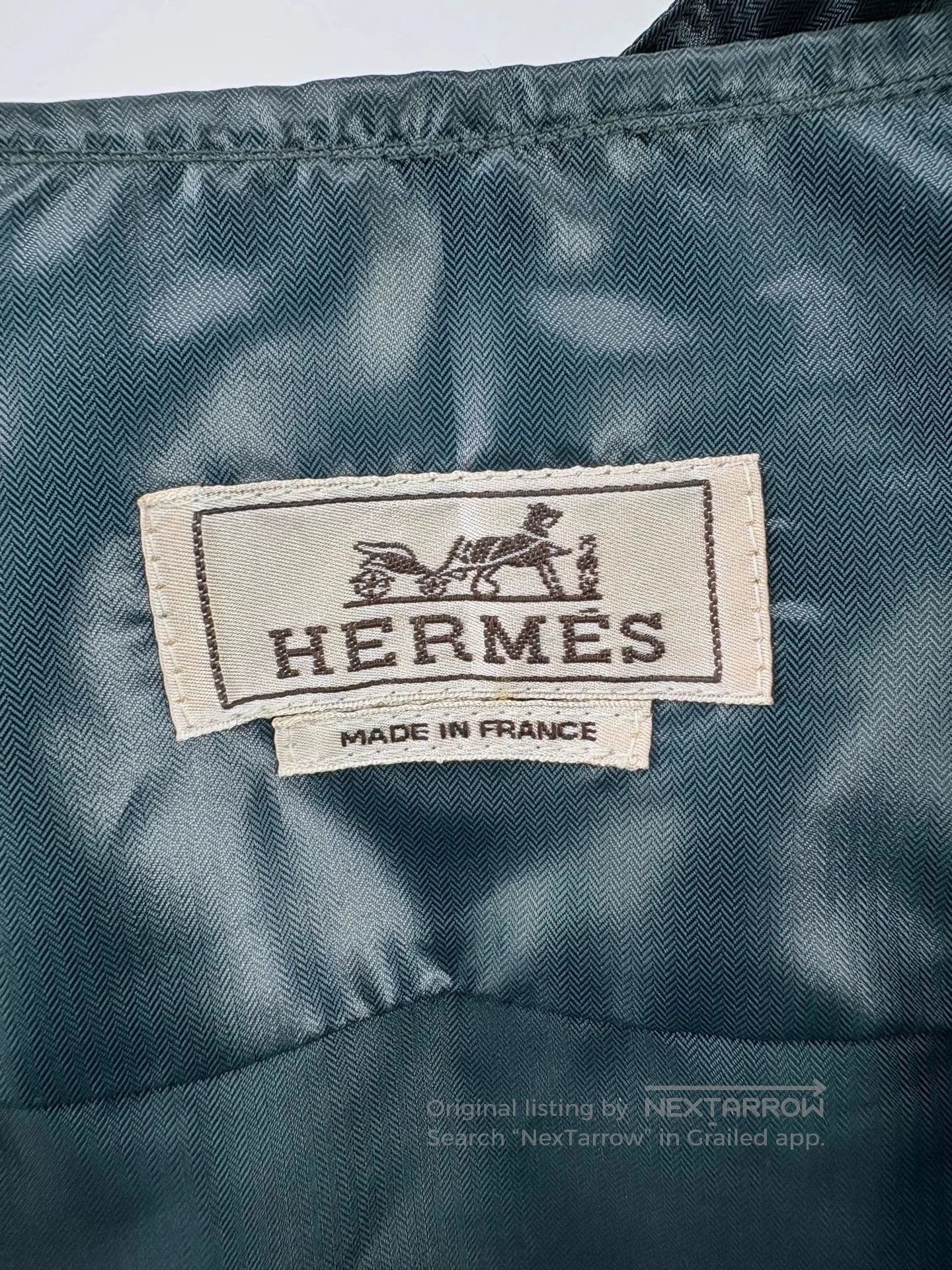 Hermes Hermes Runway Patchwork Hooded Jacket. Size US L / EU 52-54 / 3 - 3 Thumbnail
