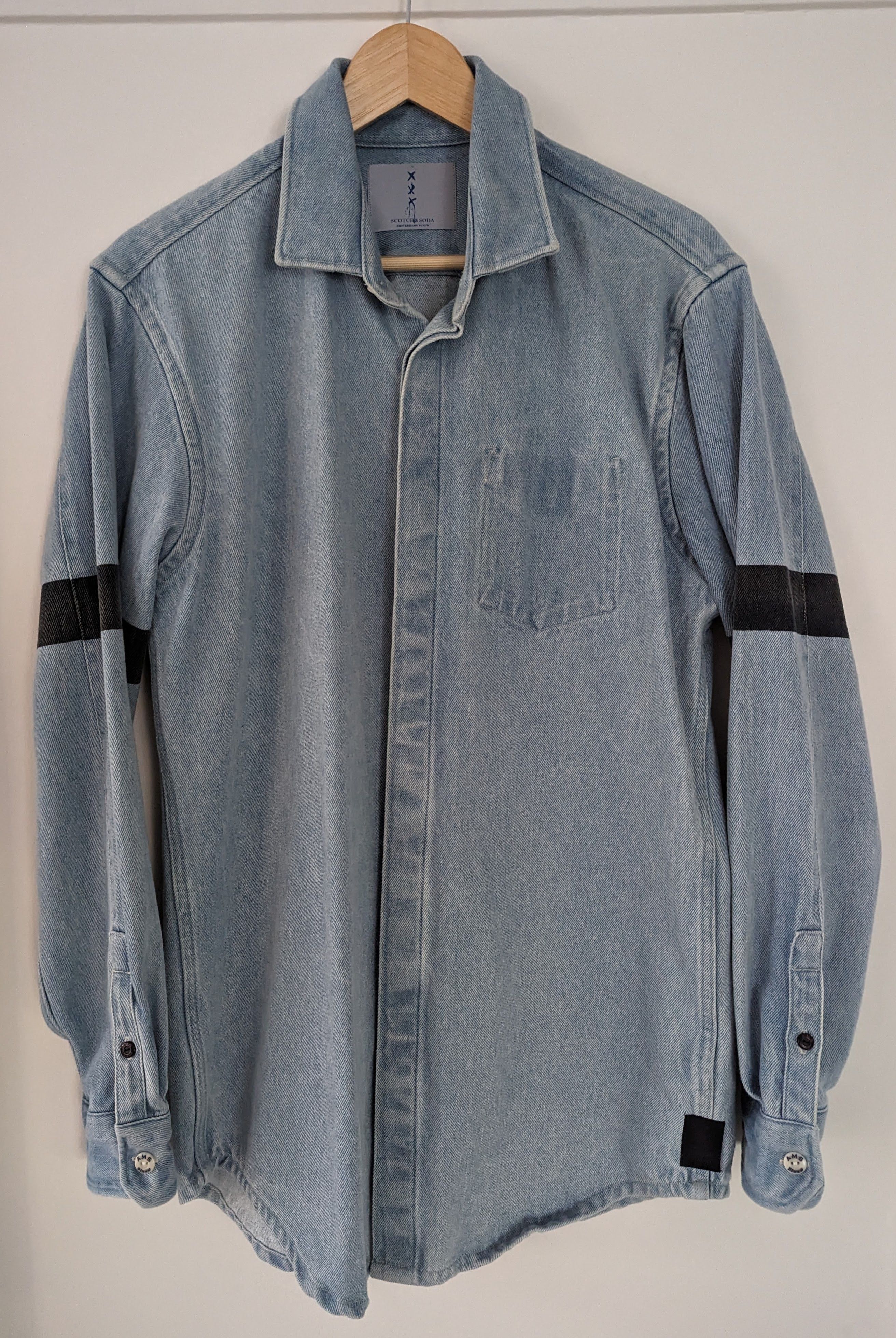 Scotch & Soda SCOTCH & SODA DENIM MENS JACKET COAT - NEW - 2018 DEADSTOCK Size US M / EU 48-50 / 2 - 1 Thumbnail
