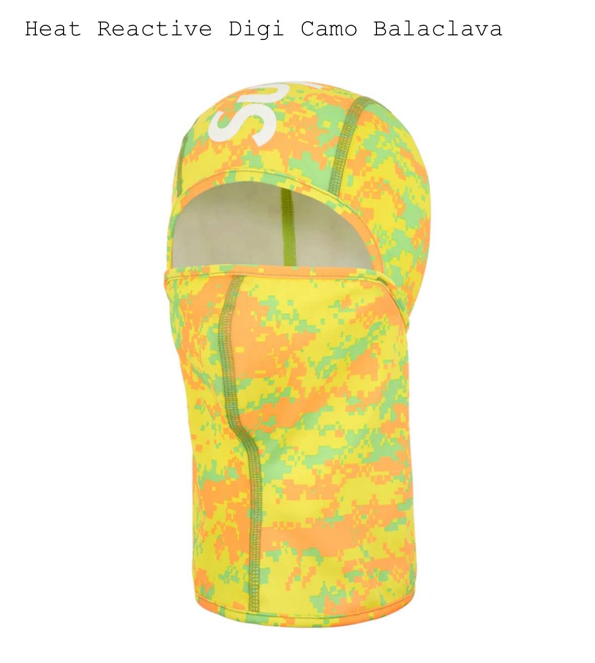 Supreme Supreme Heat Reactive Digi Camo Balaclava Size ONE SIZE - 2 Thumbnail
