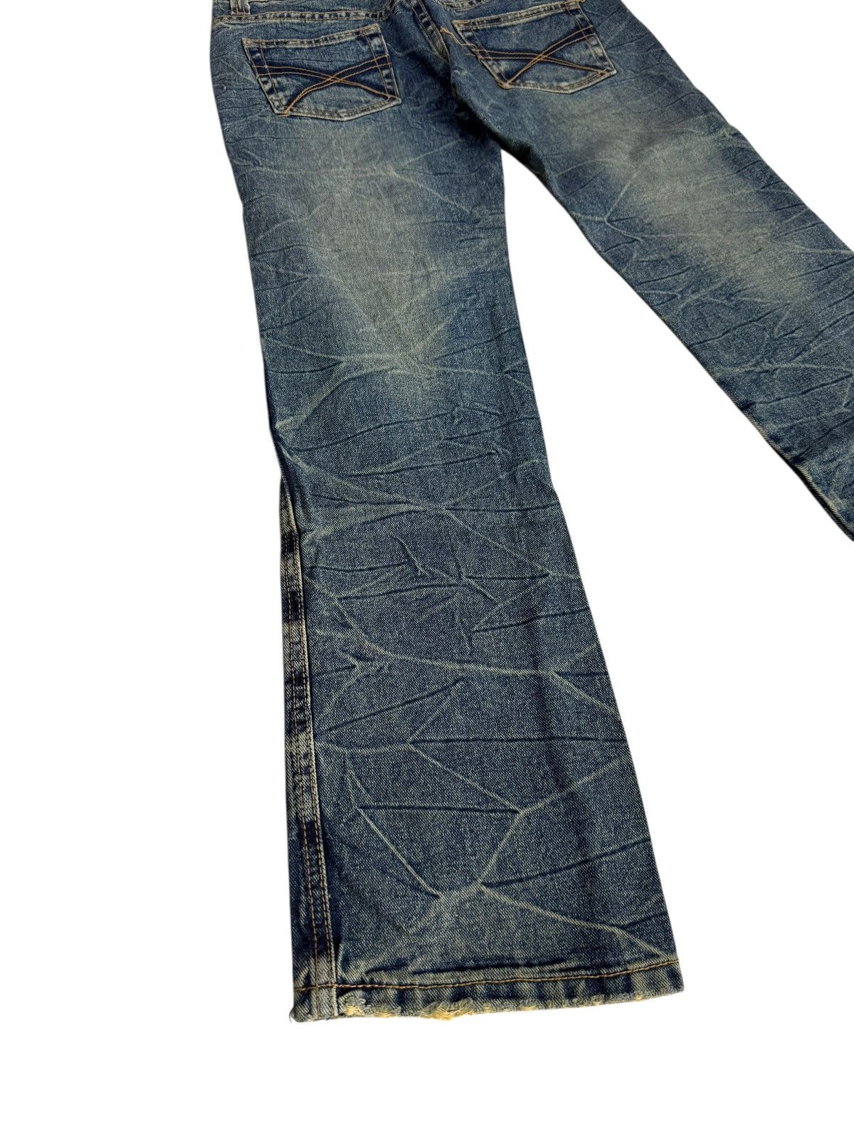Japanese Brand Vintage Japanese World Bazaar Distressed Design Jeans Size US 29 - 21 Thumbnail
