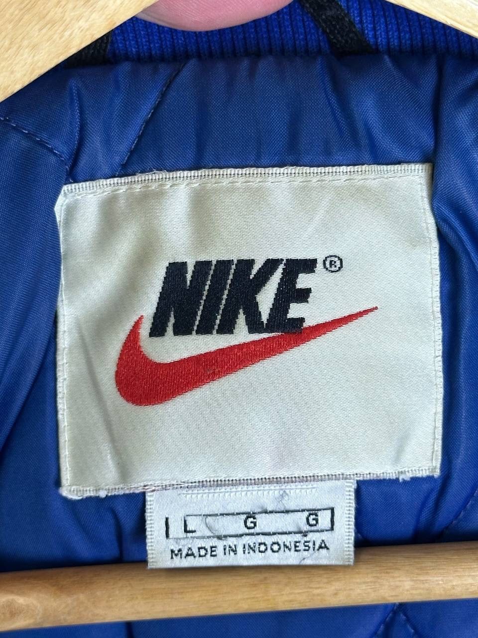 Nike × Vintage RARE VINTAGE NIKE LONG JACKET NICE DESIGN Size US L / EU 52-54 / 3 - 14 Thumbnail