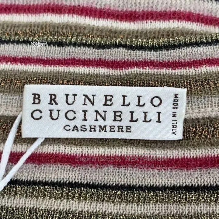 Brunello Cucinelli Brunello Cucinelli Striped Wool V. Size US L / EU 52-54 / 3 - 5 Thumbnail